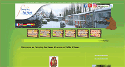 Desktop Screenshot of campingdesgaves.com