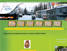 Tablet Screenshot of campingdesgaves.com